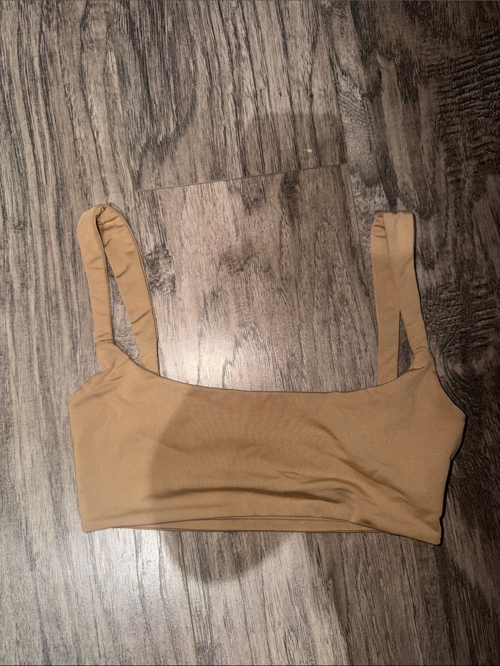 Beige Square Neck Bralette